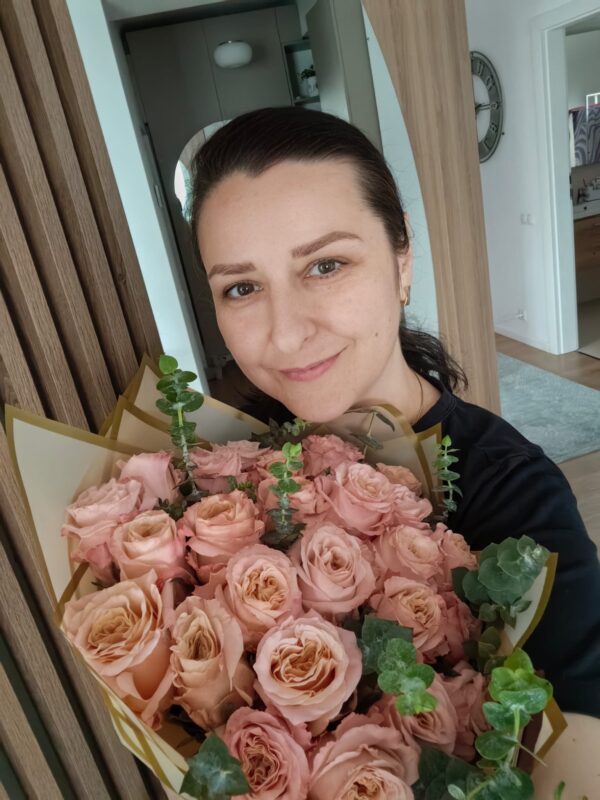 Buchet cu trandafiri Coraille