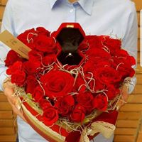 Aranjament floral - trandafiri, minirose