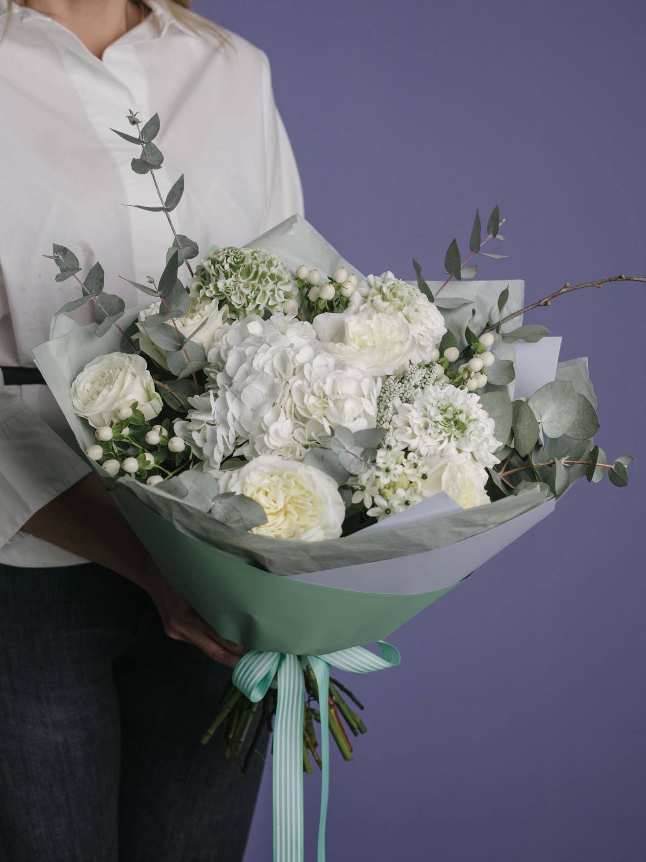 Buchet alb Duchess