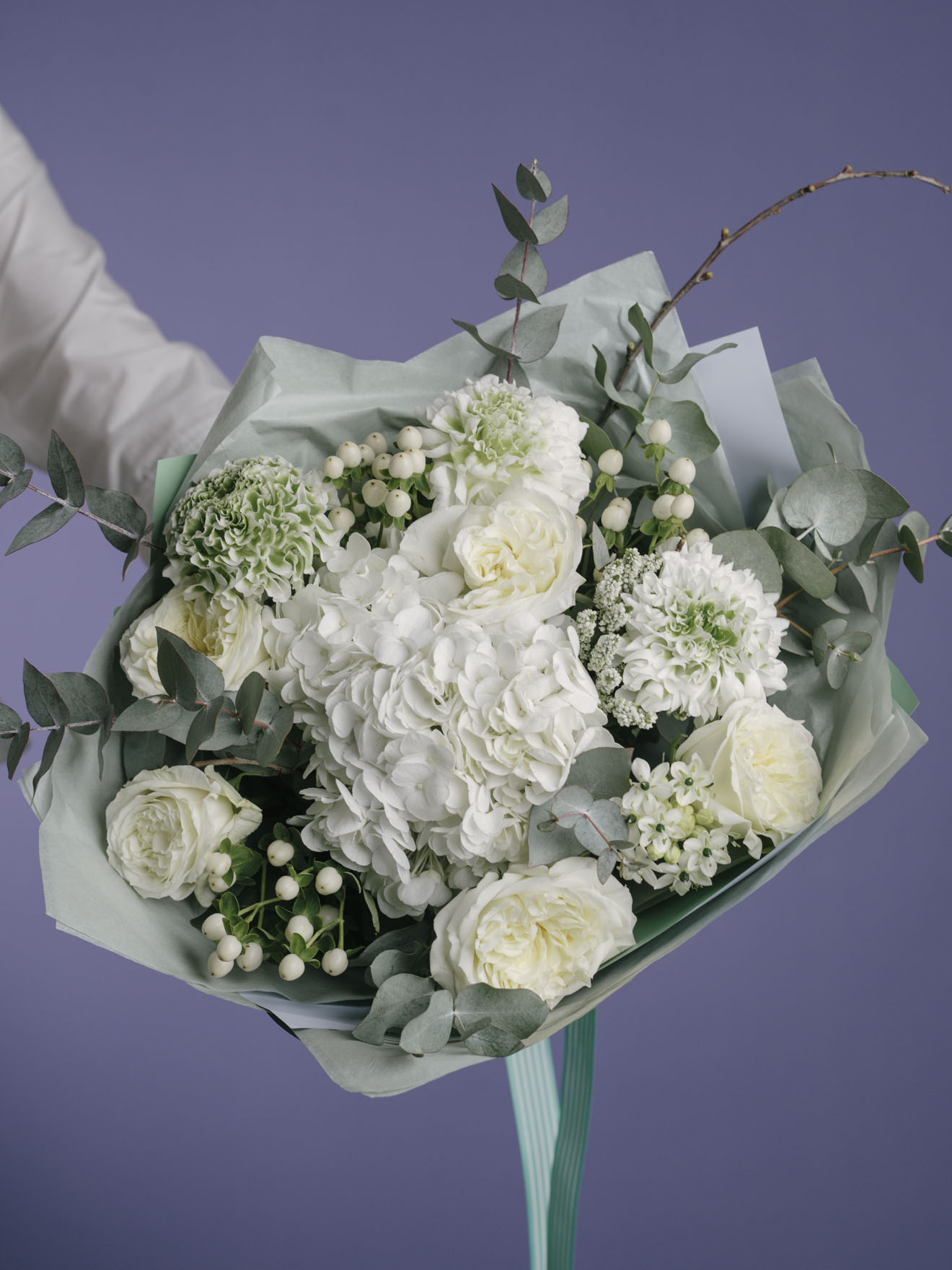 Buchet alb Duchess