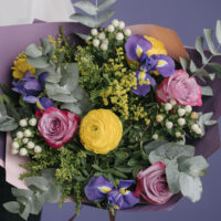 Buchet cu flori colorate Amelie