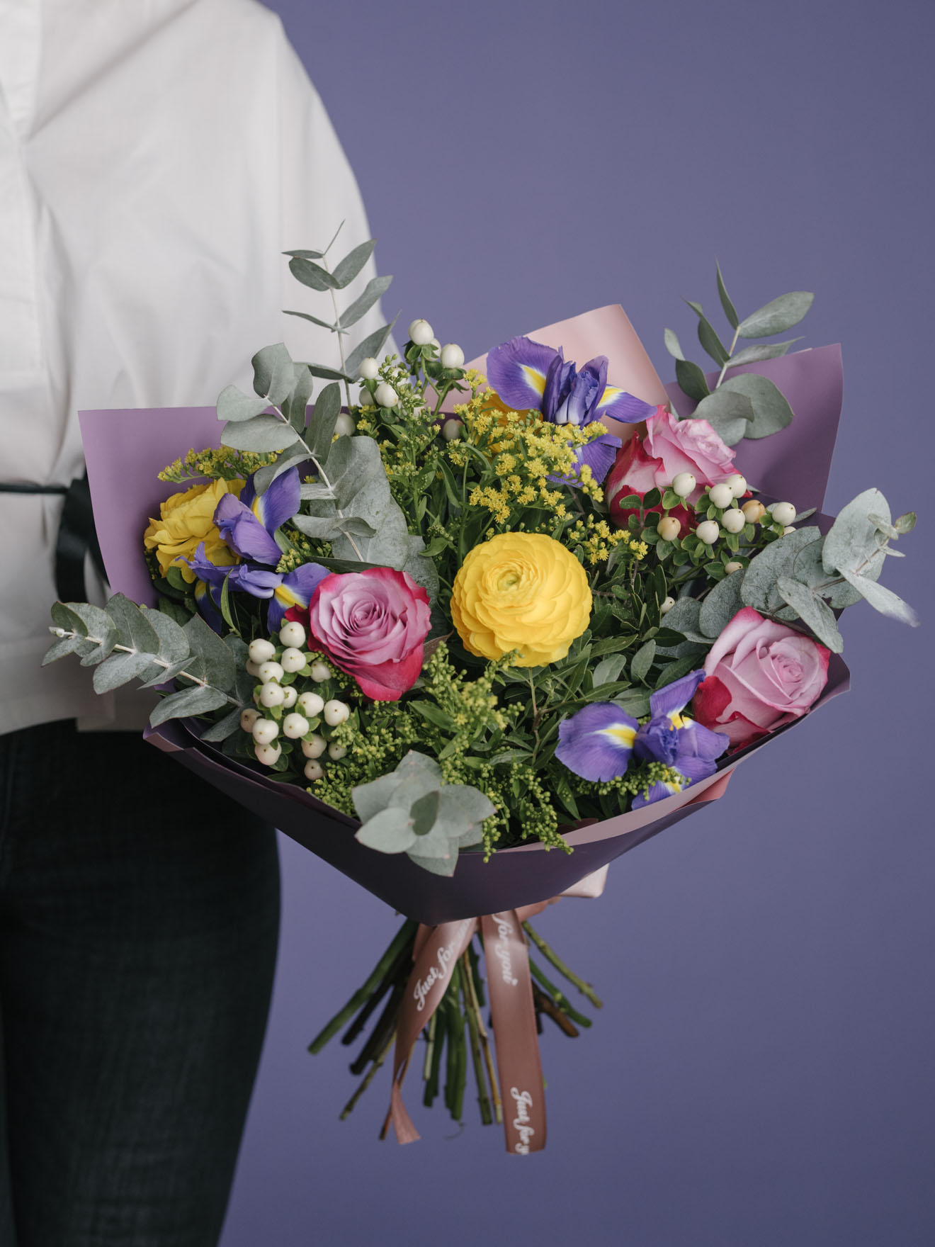 Buchet cu flori colorate Amelie