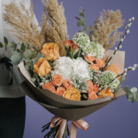 Buchet exotic cu pampas