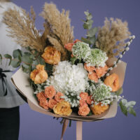 Buchet exotic cu pampas